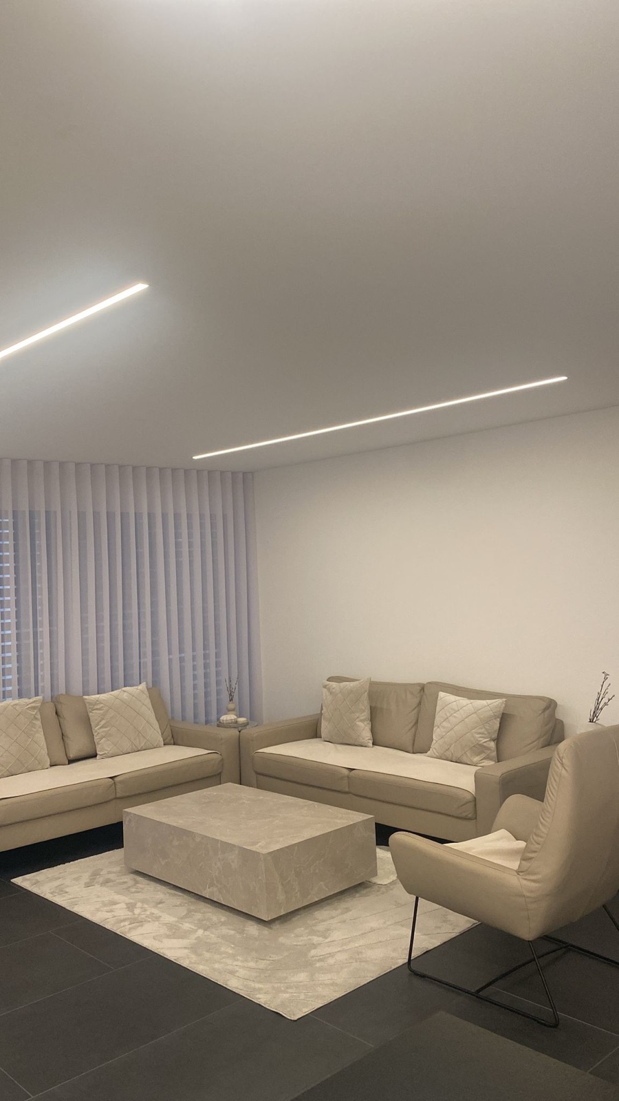 LED-Beleuchtung im Wohnzimmer